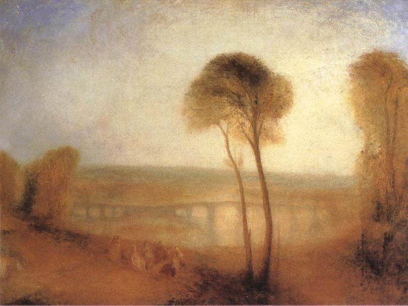 Joseph Mallord William Turner Bridge oil painting picture